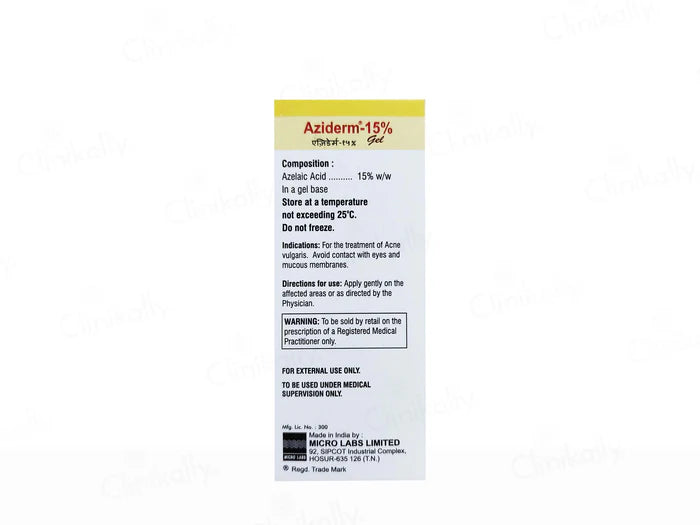 Aziderm 15% Gel (15 g)
