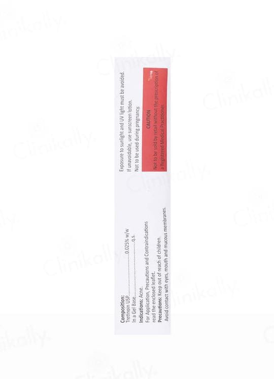 A-Ret 0.025% Gel – Tretinoin 0.025% w/w