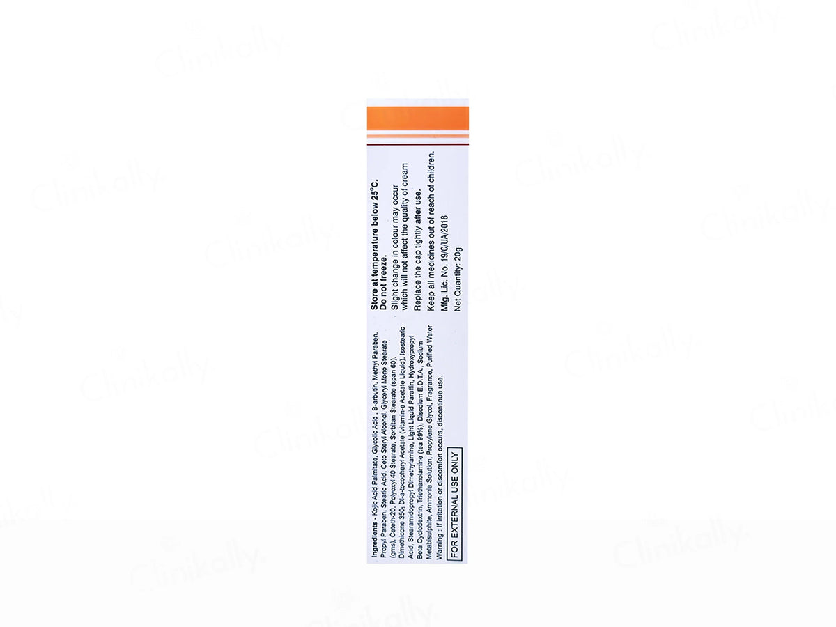 Demelan Cream – Glycolic Acid, Arbutin & Kojic Acid Dipalmitat