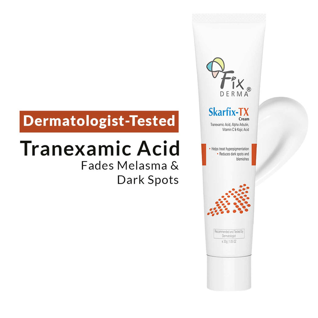 Fixderma SKARFIX TX Face Cream  Tranexamic Acid + 2% Kojic Acid + 1% Arbutin | 30g