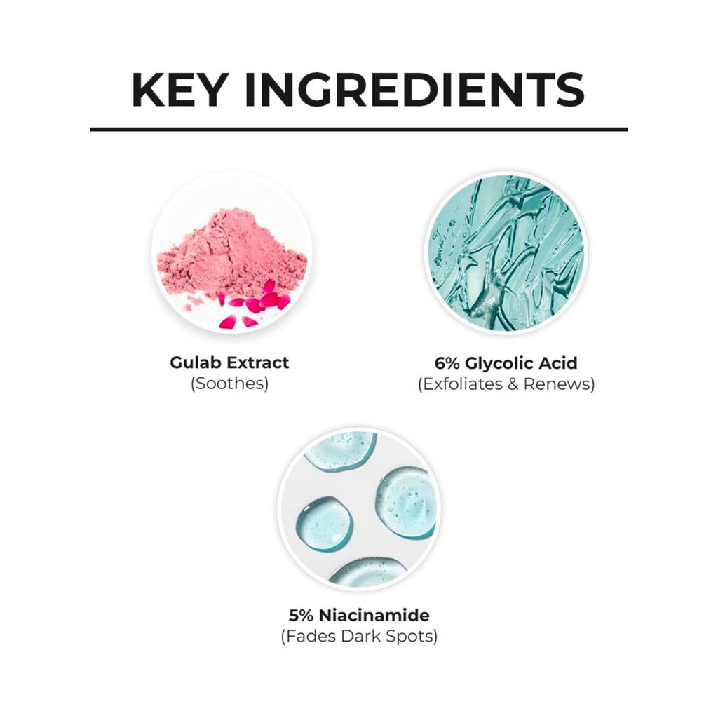 Gulab & Glycolic Acid Body Peel – Renewing Exfoliator for Smooth, Even-Toned Skin | 100g