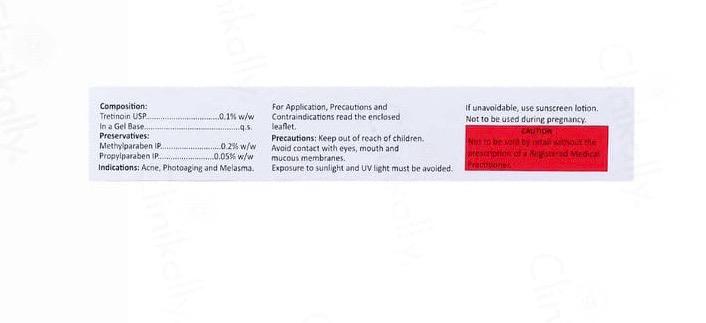 A-Ret 0.01% Gel – Tretinoin 0.01% w/w