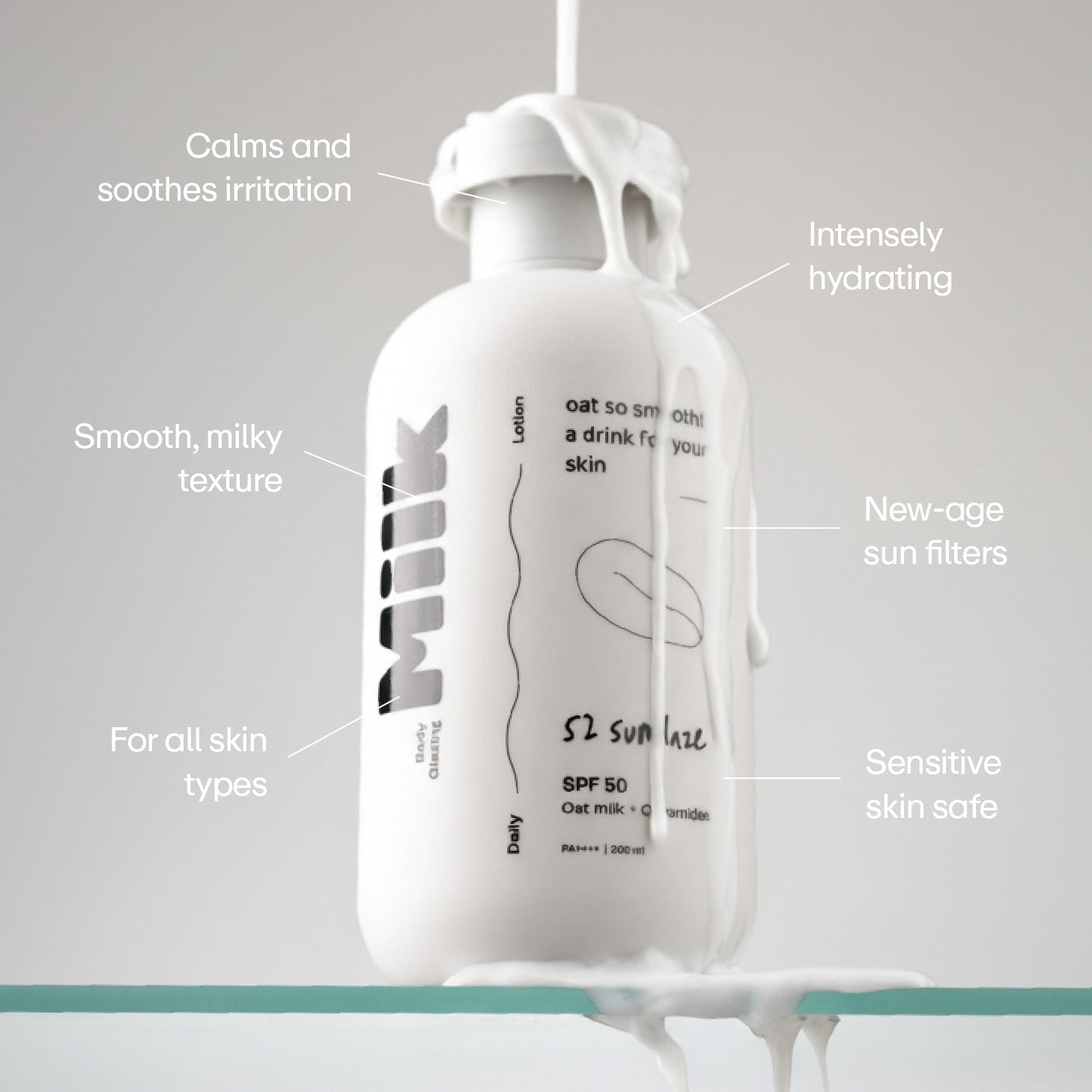 52 Sundaze SPF 50 Body Glazing Milk
