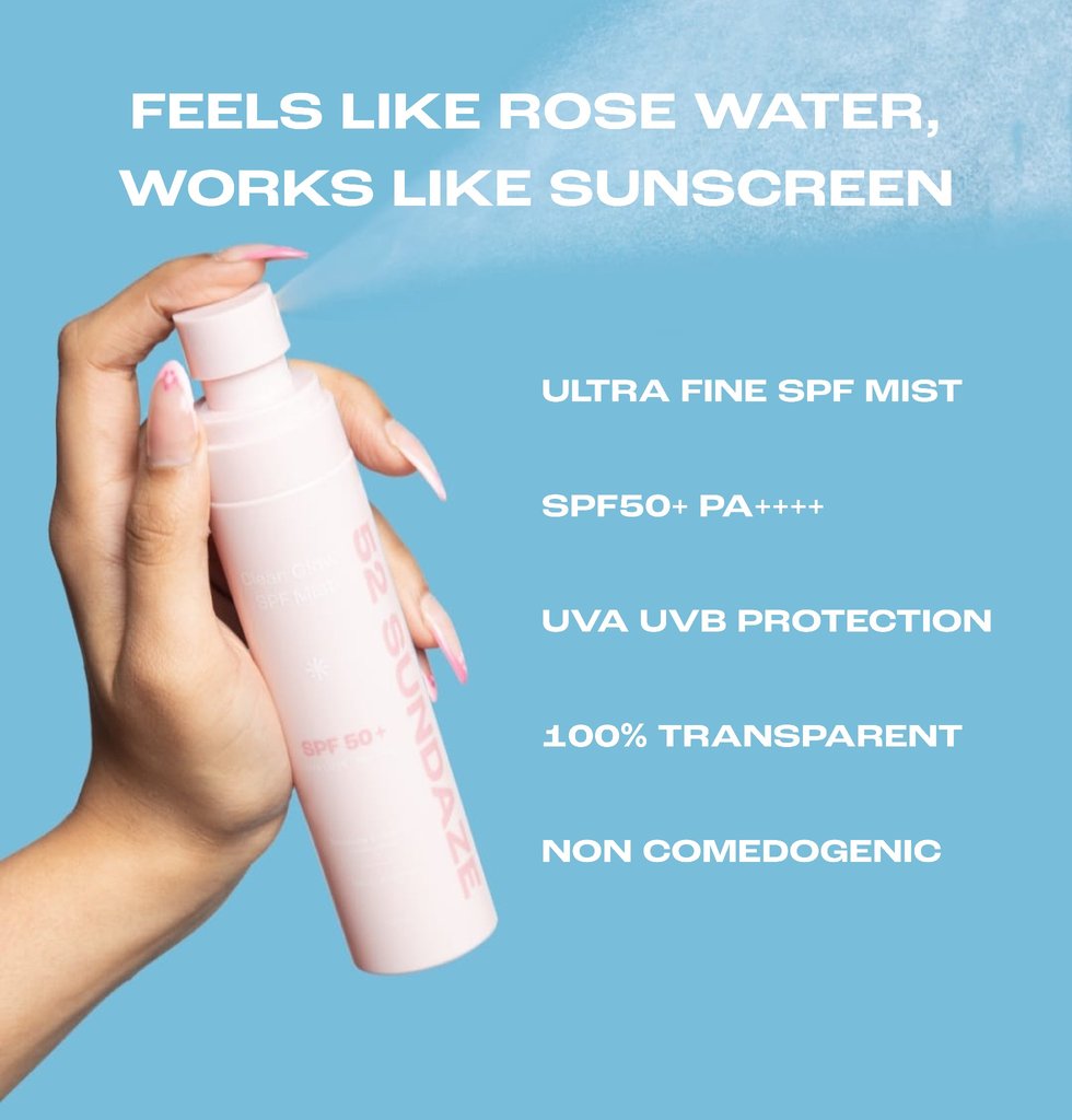 52 Sundaze SPF 50 Rose Water Sun Mist