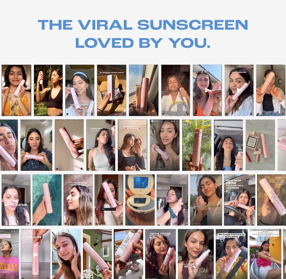 52 Sundaze SPF 50 Rose Water Sun Mist