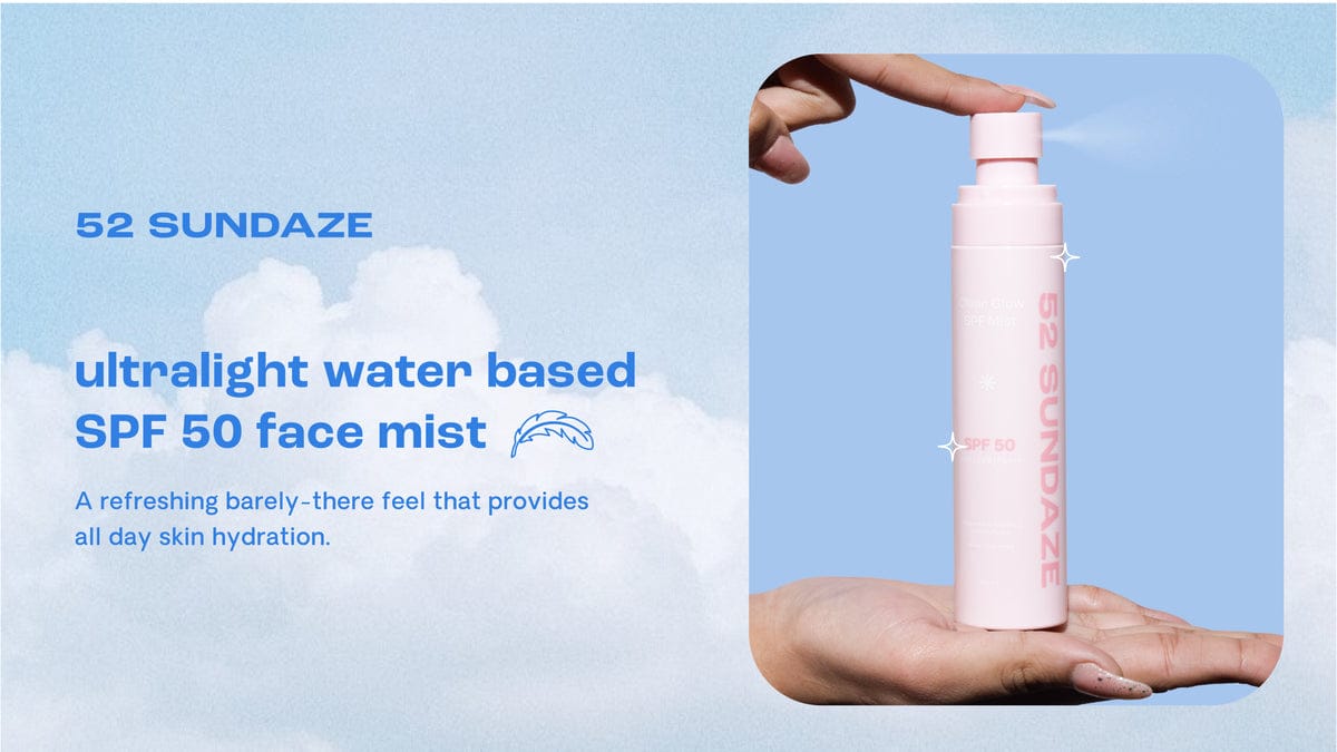 52 Sundaze SPF 50 Rose Water Sun Mist