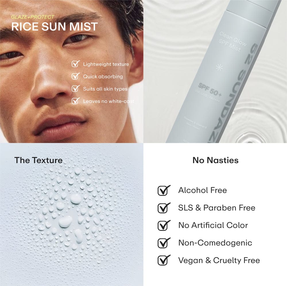 52 Sundaze SPF 50 Rice Water Sun Mist